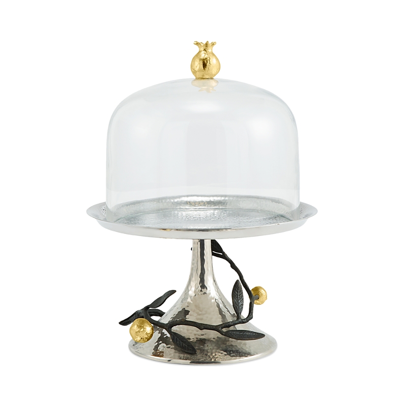 Michael Aram Pomegranate Pastry Dish With Dome