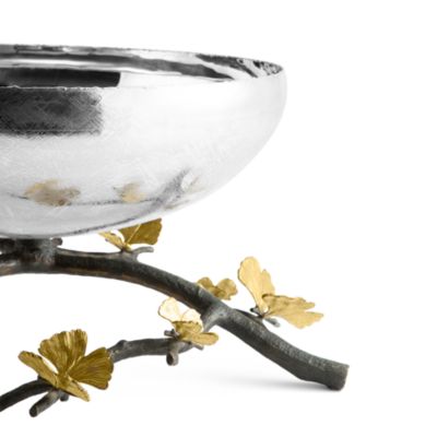 Butterfly Ginkgo Large Centerpiece Bowl