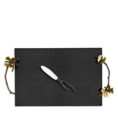 Butterfly Ginkgo Cheeseboard with Knife