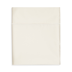 Hudson Park Collection Supima Cotton & Silk Flat Sheet, Queen - 100% Exclusive In Ivory