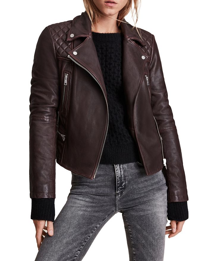 ALLSAINTS Cargo Biker Leather Jacket Bloomingdale s