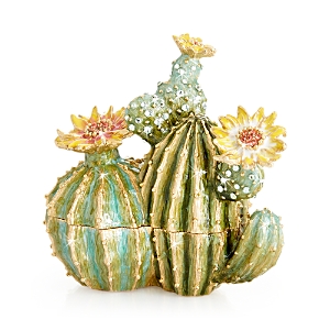 Jay Strongwater Cactus Box In Natural