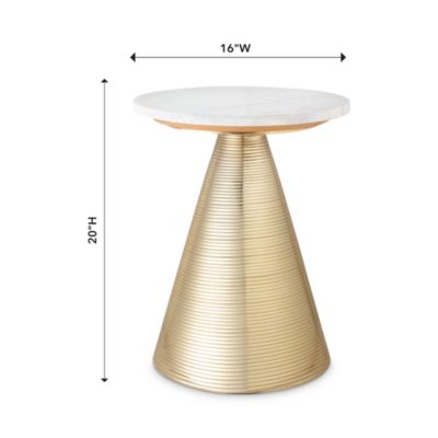  Tempo Marble Side Table