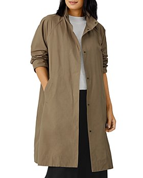 Eileen Fisher - Stand Collar Coat, Regular & Plus