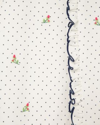 Girls' Dotted Rosebud Footie & Headband Set - Baby