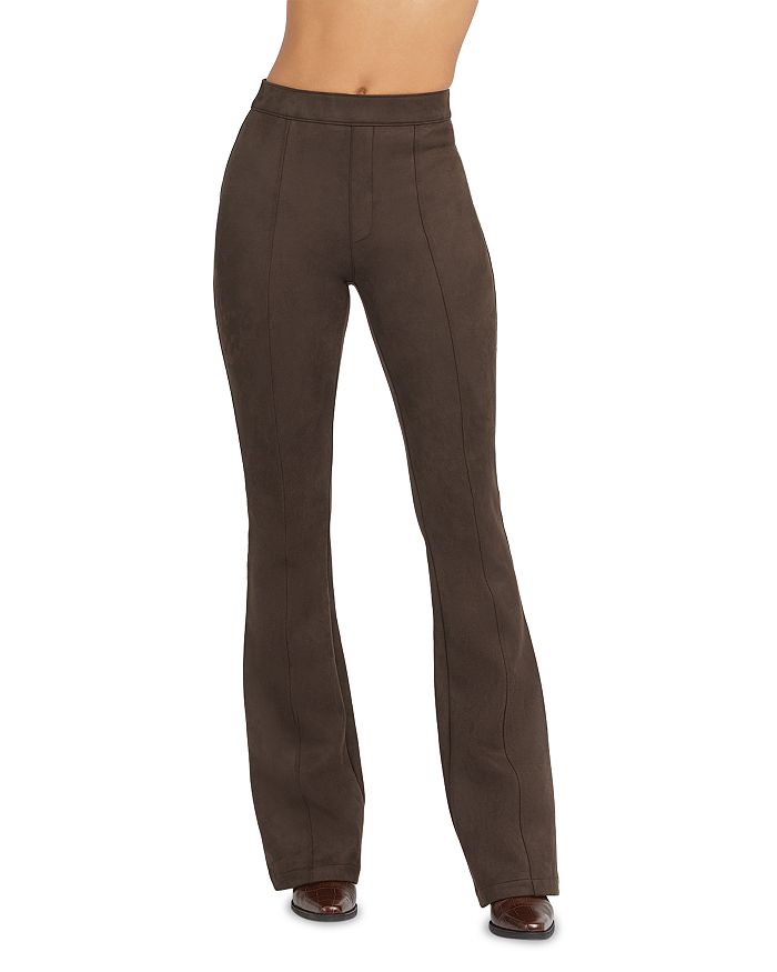 Spanx, Faux Suede Flare Pants