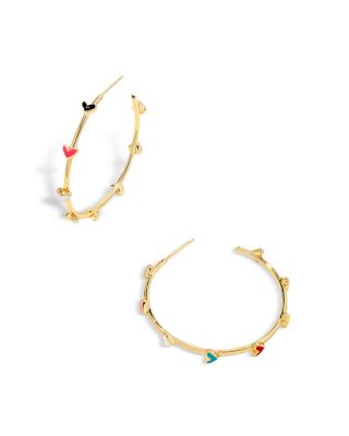 Kendra Scott - Haven Heart Front to Back Hoop Earrings