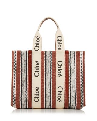 chloe woven tote