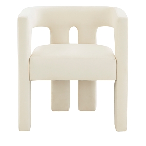 Tov Furniture Sloane Cream Velvet Chair In Cream