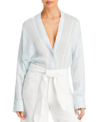 Vince - Deep V Neck Blouse