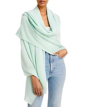 C By Bloomingdale's Cashmere Travel Wrap - 100% Exclusive In Seaglass