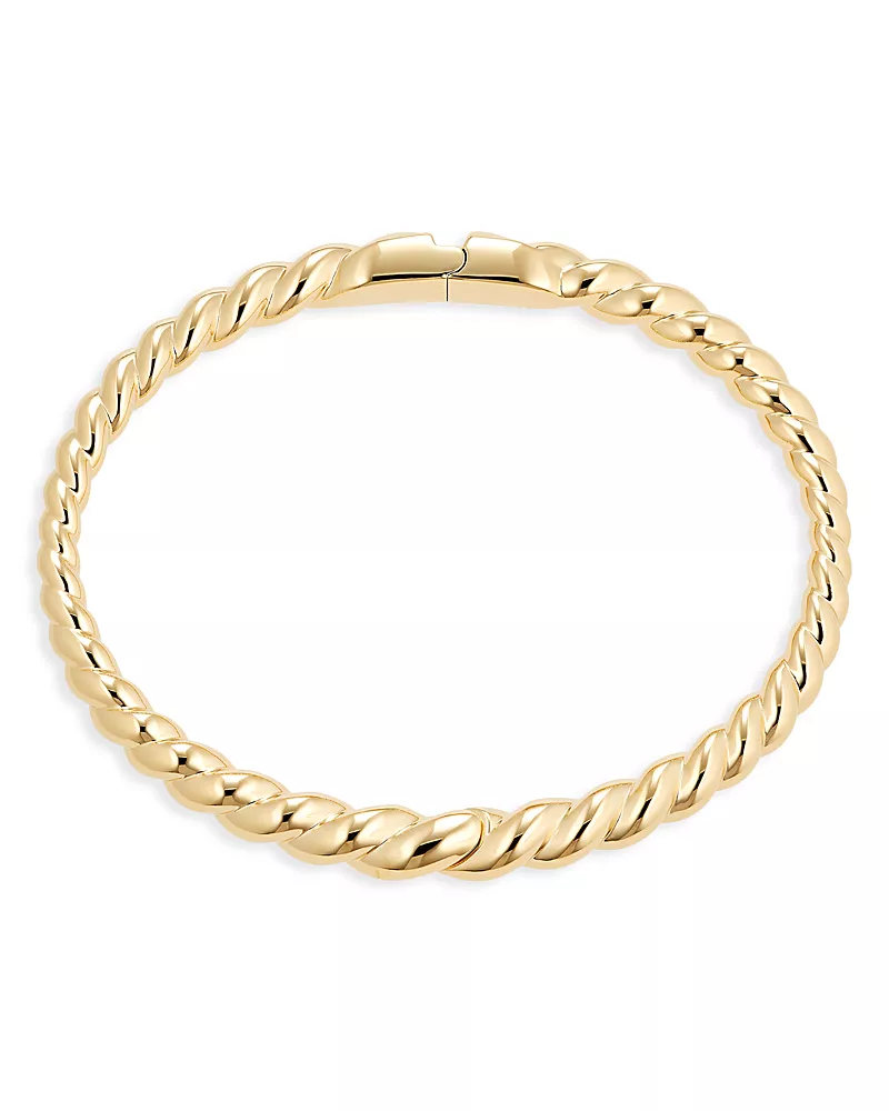 Nadri Golden Hour Twist Bracelet