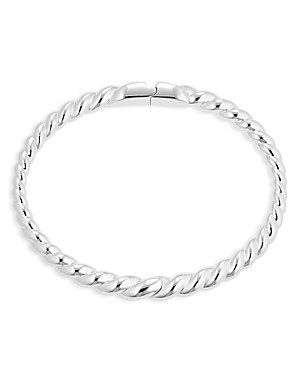 Nadri Golden Hour Twist Bracelet In Silver