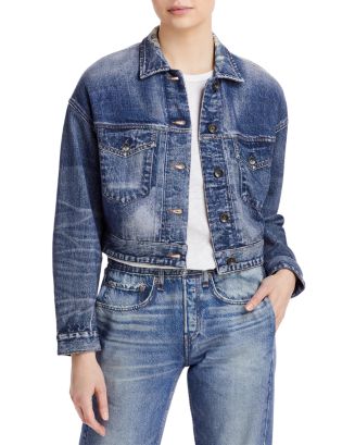 rag & bone Miramar Cropped Denim Jacket | Bloomingdale's