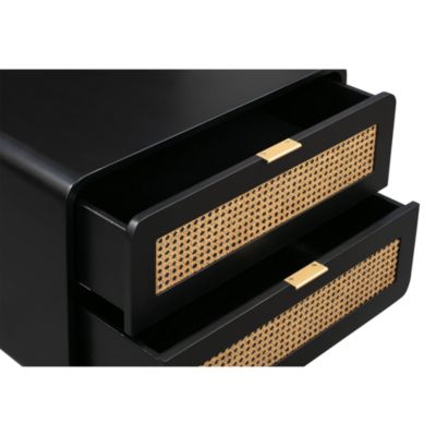 Christine Nightstand in Black