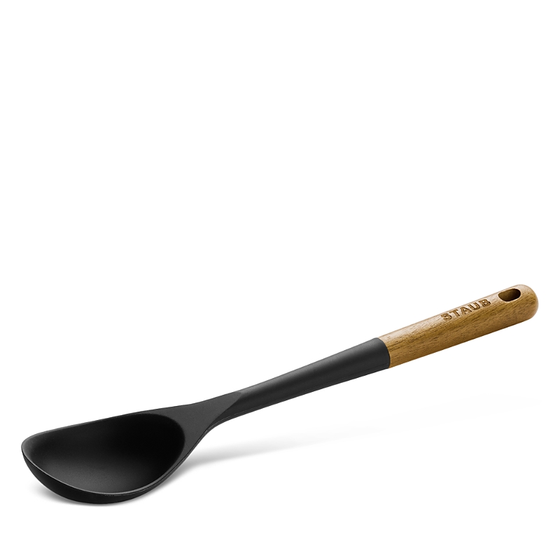 Staub Silicone Serving Spoon In Dark Brown