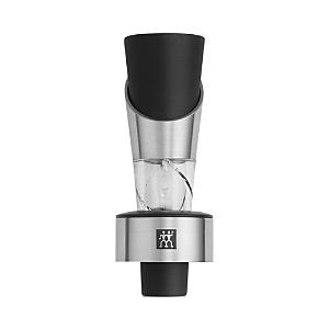 Staub Sommelier All-in-one Wine Aerator, Pourer & Stopper In Silver