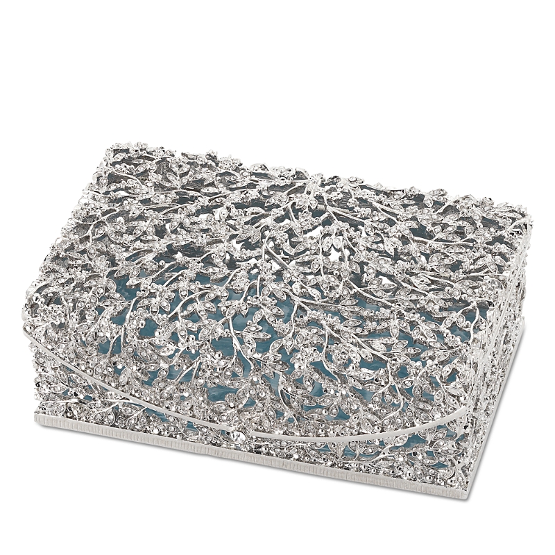 Olivia Riegel Silver Isadora Box In Silver