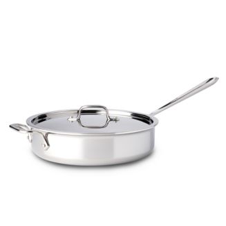 All-Clad Stainless Steel 4-Quart Sauté Pan with Lid | Bloomingdale's