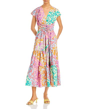 Derek Lam 10 Crosby Fatima Multicolor Printed Maxi Dress | Bloomingdale's