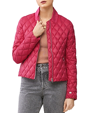 Soia & Kyo Quilted Jacket In Hibiscus