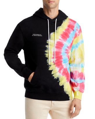 値下げ可能PURPLE BRAND Tie Dye Hoodie Purple Brand Partially Tie Dyed Hoodie | Bloomingdale's