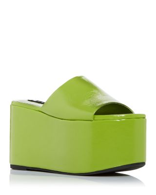 SIMON MILLER - Women's Blackout Platform Slide Sandals