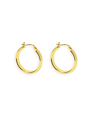 Argento Vivo Hoop Earrings in 14K Gold Plated Sterling Silver