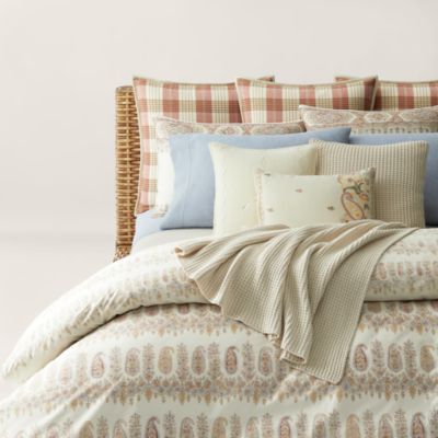 ralph lauren pink paisley bedding