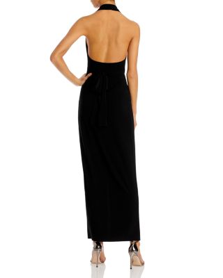 Halter Wrap Gown
