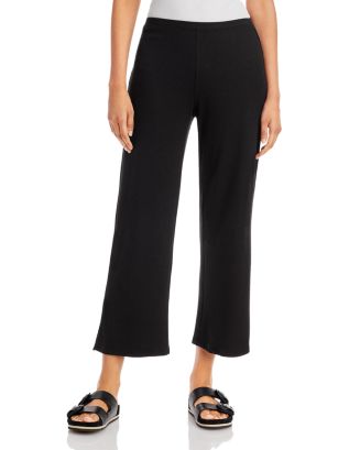 Eileen Fisher Textured Knit Ankle Pants | Bloomingdale's