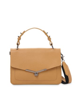 beige handbolsa leather