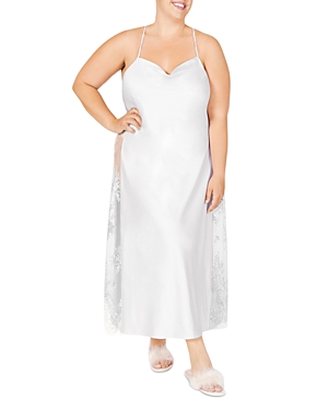 Shop Rya Collection Plus Size Darling Nightgown In Ivory