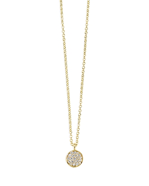 Ippolita 18K Yellow Gold Stardust Diamond Mini Flower Pendant Necklace, 16-18