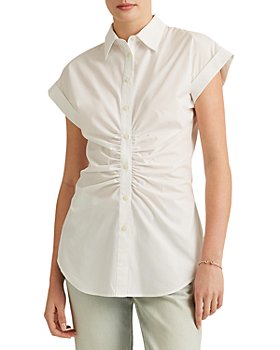 Ralph Lauren - Shirred Short Sleeve Shirt