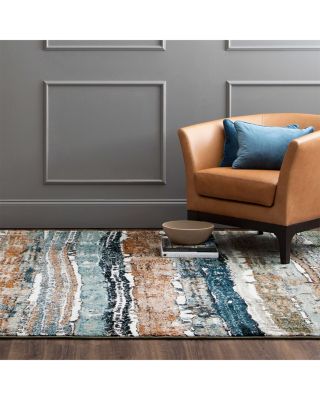 Epiphany Colorful Waves Area Rug Collection