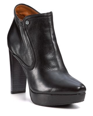margo patent leather booties