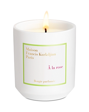 Shop Maison Francis Kurkdjian A La Rose Scented Candle 9.8 Oz.