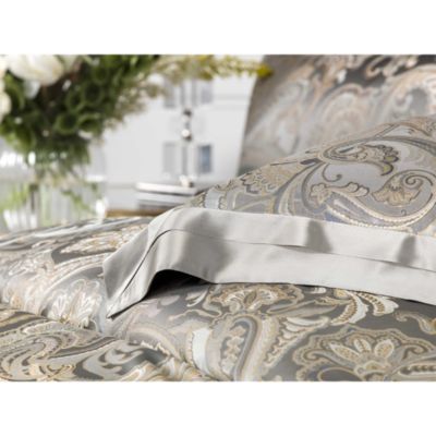 Lorenzo Silk Duvet Cover, Queen - Exclusive