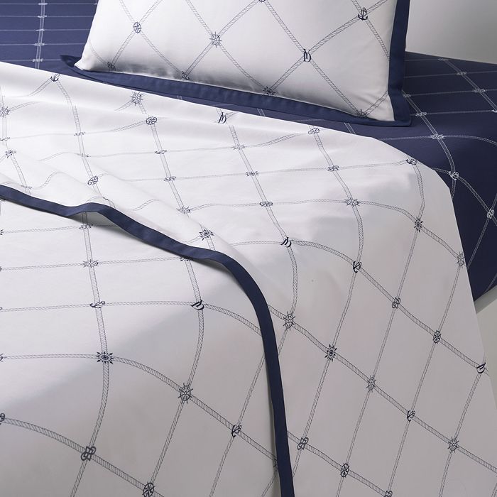 Yves Delorme Encre Flat Sheet, Queen Bloomingdale's