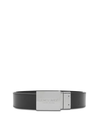 Reversible london check and leather belt online