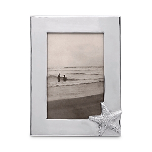 Shop Mariposa Starfish Frame, 4 X 6 In Silver