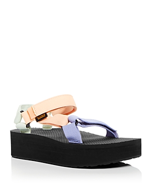 Teva Flatform Universal Platform Wedge In Sherbert Multi In Multi