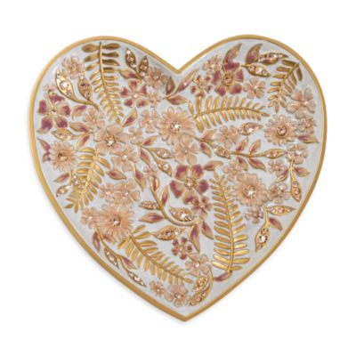 Aria Floral Heart Trinket Tray
