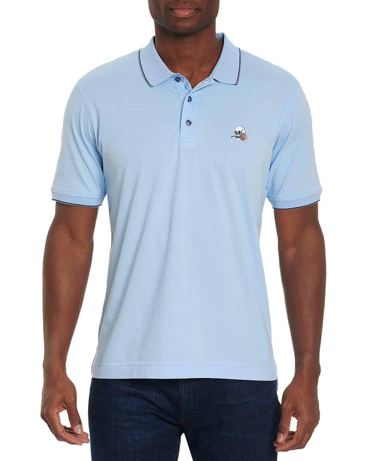 Robert Graham Rossi Short Sleeve Knit Polo Shirt - Exclusive