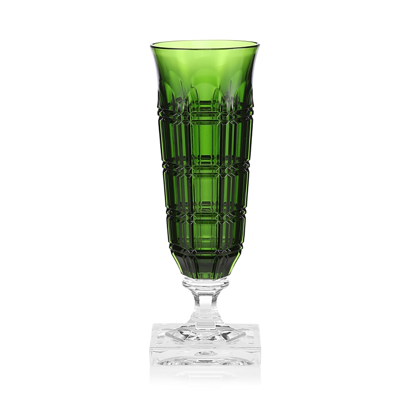 Mario Luca Giusti Winston Flute Glass In Green