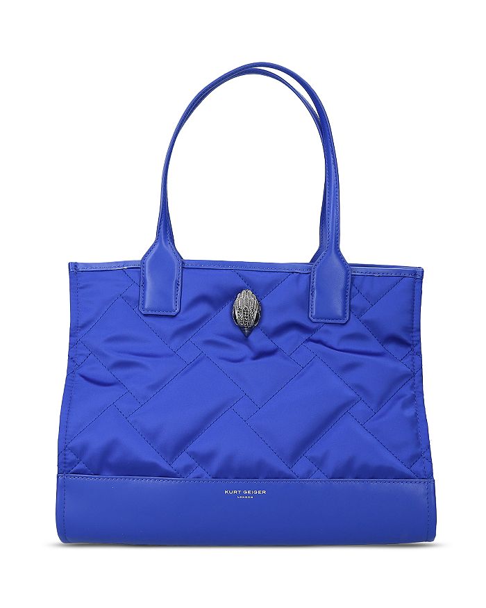 Kurt Geiger Recycled Square Shopper Tote In Blue