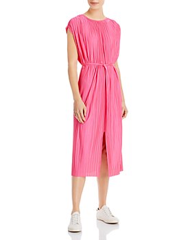 BOSS - Emaura Pleated Belted Dress