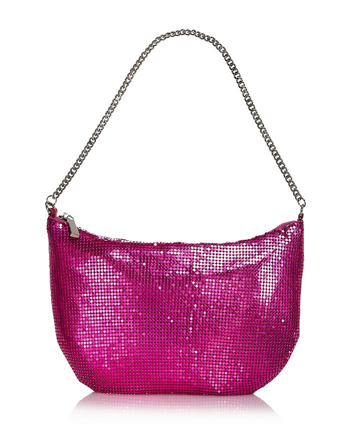 AQUA Small Mesh Baguette Shoulder Bag - 100% Exclusive | Bloomingdale's