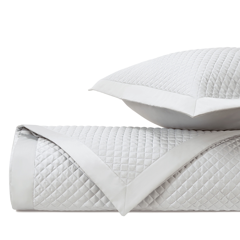 Shop Home Treasures Diamond Quilted Coverlet, King In Pebble